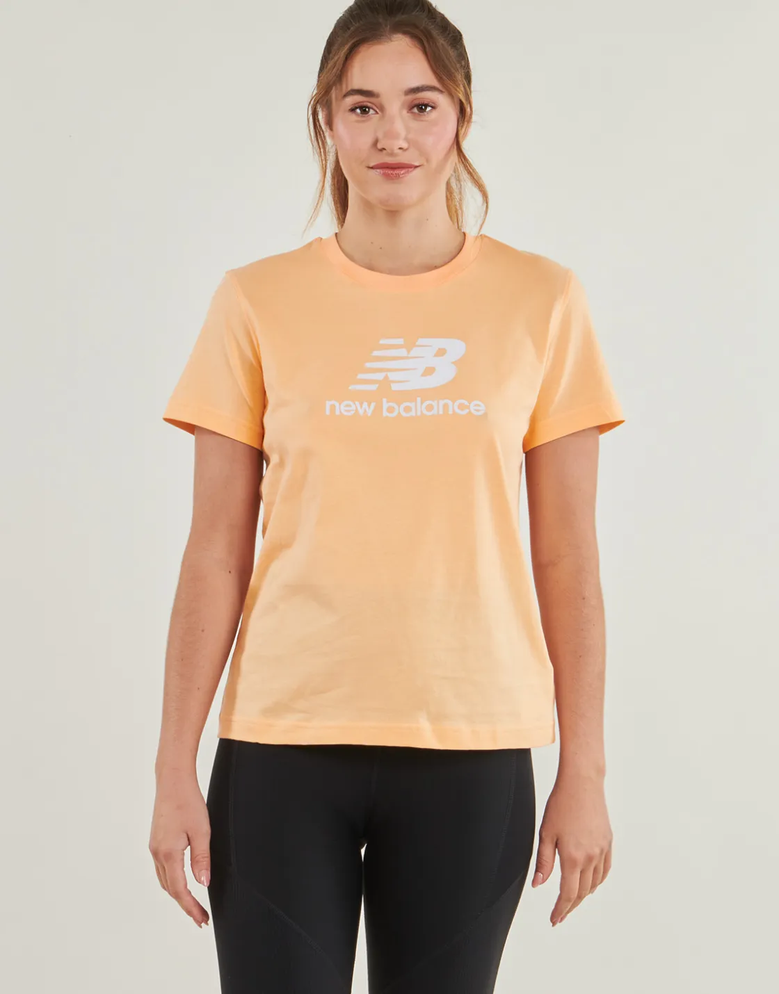New Balance - LOGO JERSEY TEE Corail New
