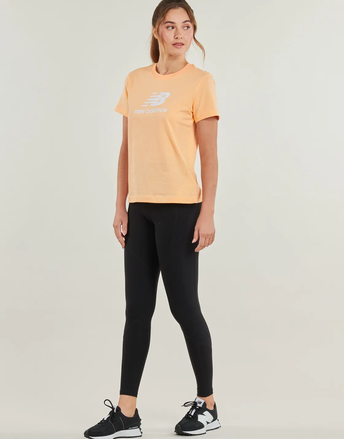 New Balance - LOGO JERSEY TEE Corail New
