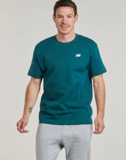 New Balance - Sport Essentials Cotton T-Shirt Vert Outlet