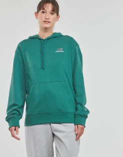 New Balance - UNI-SSENTIALS FRENCH TERRY HOODIE Vert Online