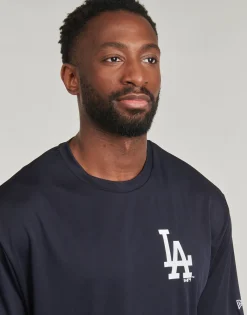 New-Era - LEAGUE ESSENTIALS TEE LOS ANGELES DODGERS Noir