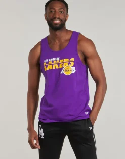New-Era T-shirts & Polos^- NBA ESSENTIALS TANK LOS ANGELES LAKERS