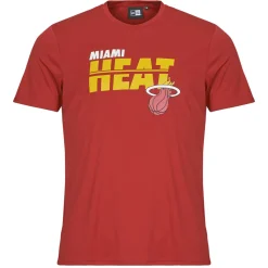 New-Era - NBA ESSENTIALS TEE MIAMI HEAT Rouge Best