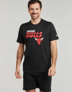 New-Era - NBA ESSENTIALS TEE CHICAGO BULLS Noir Hot