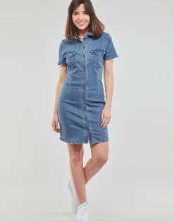 Noisy May - NMJOY  S/S DRESS MB NOOS BleuMedium New