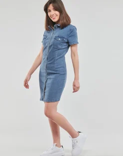 Noisy May - NMJOY  S/S DRESS MB NOOS BleuMedium New
