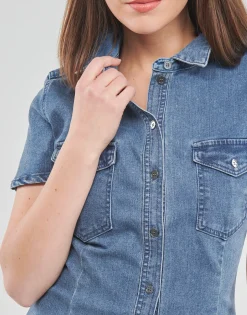 Noisy May - NMJOY  S/S DRESS MB NOOS BleuMedium New