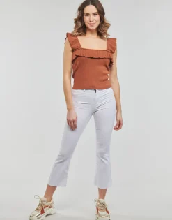 Noisy May - NMSALLIE HW KICK FLARED JEANS VI163BW S*< Jeans