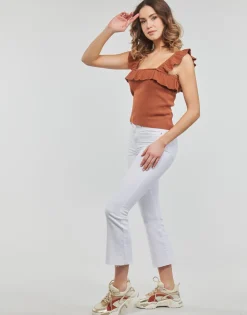 Noisy May - NMSALLIE HW KICK FLARED JEANS VI163BW S*< Jeans