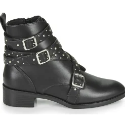 Only - BRIGHT 14 PU STUD BOOT Noir
