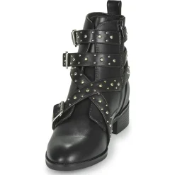 Only - BRIGHT 14 PU STUD BOOT Noir