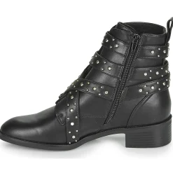 Only - BRIGHT 14 PU STUD BOOT Noir