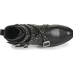 Only - BRIGHT 14 PU STUD BOOT Noir