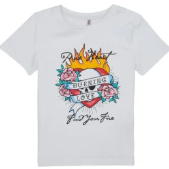 Only - KOGALICE-REG-S/S-BURNING-TOP-BOX-JRS Blanc New