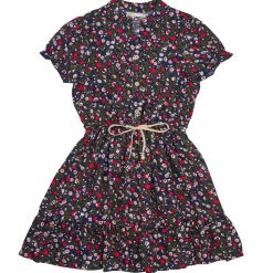 Only - KOGLUNA MONIQUE STRING TIE S/S DRESS PTM Multicolore Hot