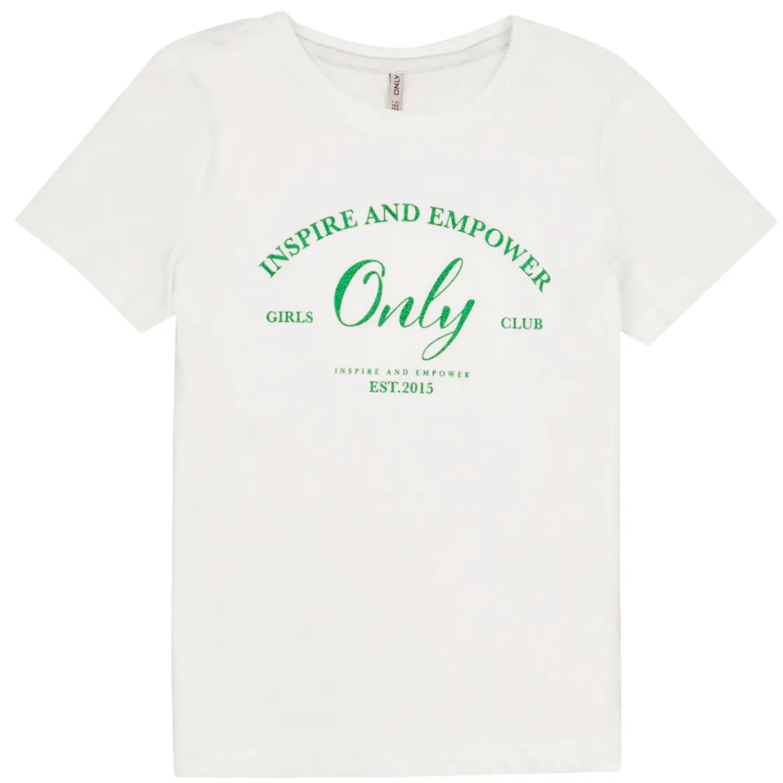 Only - KOGWENDY S/S LOGO TOP BOX CP JRS Blanc Online