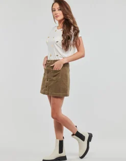 Only - ONLAMAZING HW CORD SKIRT PNT Marron New