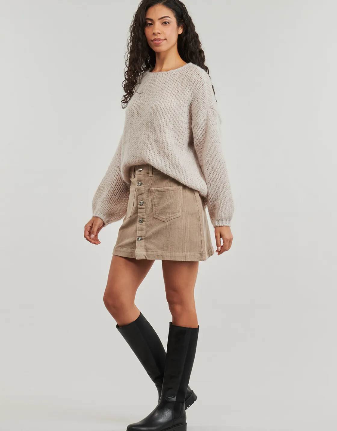Only Jupes^- ONLAMAZING HW CORD SKIRT PNT NOOS