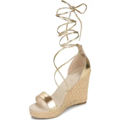 Only - ONLAMELIA-17 PU FOIL WRAP WEDGE HEEL< Sandales Et Nu-pieds