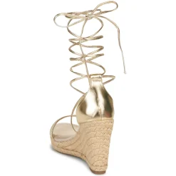Only - ONLAMELIA-17 PU FOIL WRAP WEDGE HEEL< Sandales Et Nu-pieds