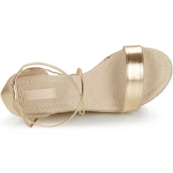 Only - ONLAMELIA-17 PU FOIL WRAP WEDGE HEEL< Sandales Et Nu-pieds