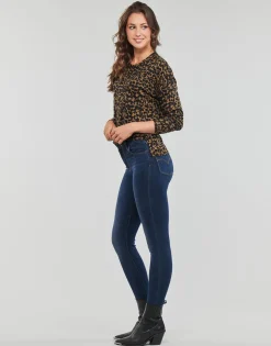 Only - ONLANA L/S AOP TOP CC JRS Marron New