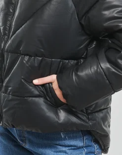 Only - ONLANJA FAUX LEATHER PUFFER CC OTW Noir Discount