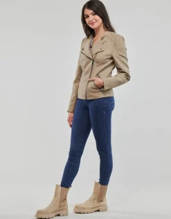 Only - ONLAVA FAUX LEATHER BIKER OTW< Vestes