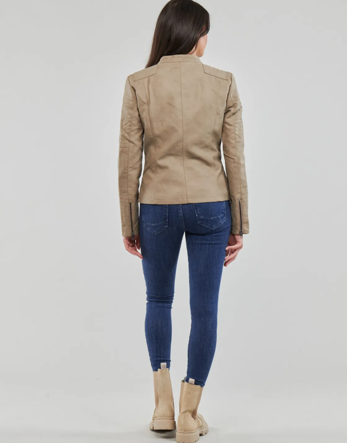 Only - ONLAVA FAUX LEATHER BIKER OTW< Vestes