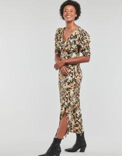 Only Robes^- ONLAVRIL FR 2/4 SLIT CALF DRESS