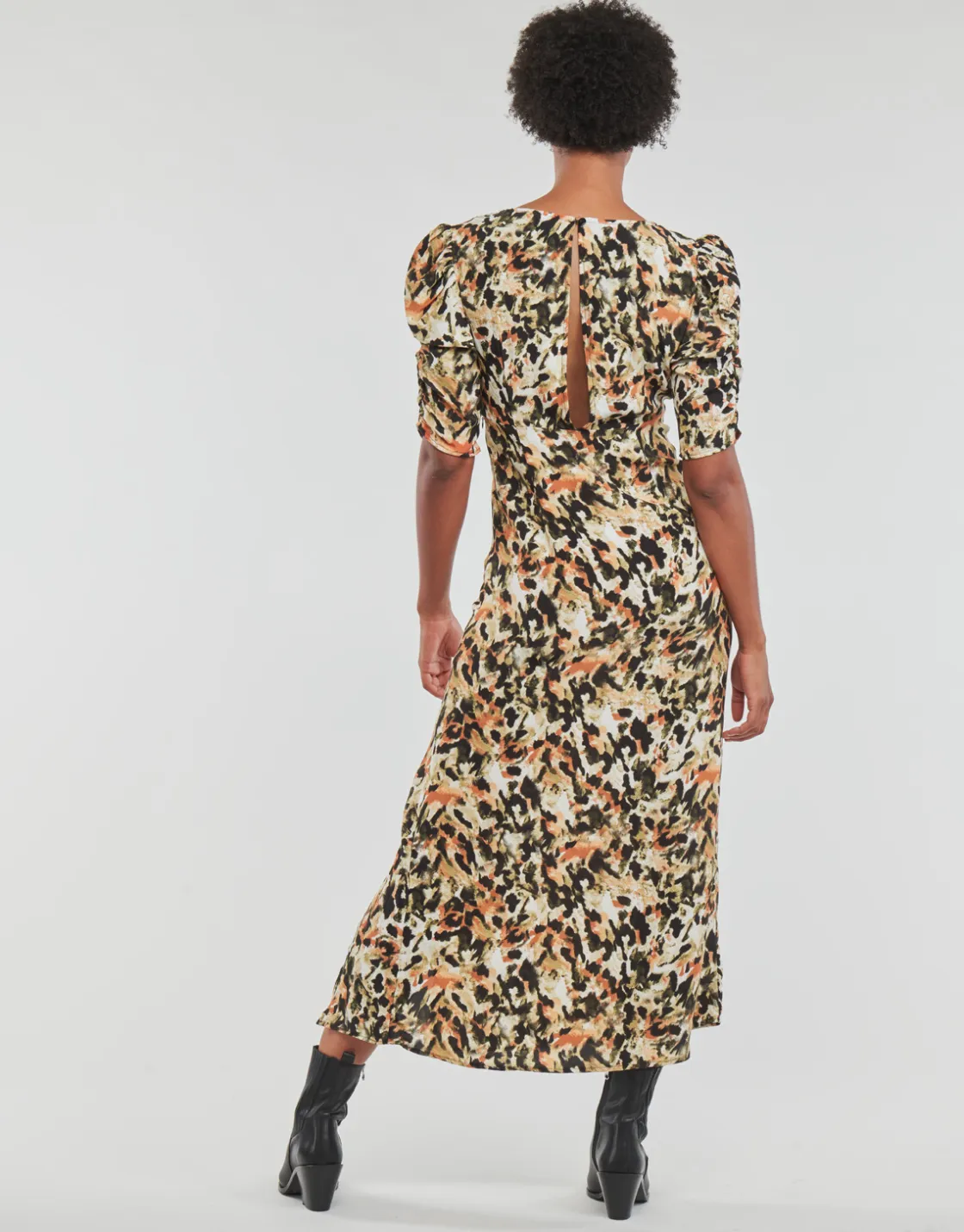 Only Robes^- ONLAVRIL FR 2/4 SLIT CALF DRESS