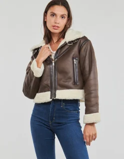 Only - ONLBETTY FAUX SUEDE BONDED AVIATOR OTW< Vestes