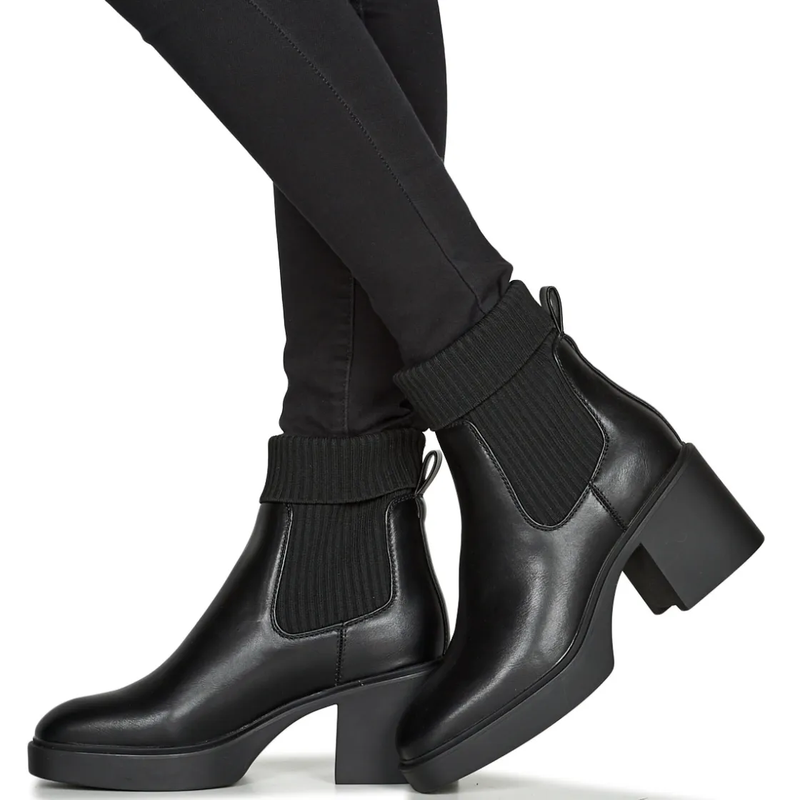 Only Bottines / Boots^- ONLBIANCA-1 SOCK BOOT