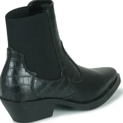 Only - ONLBRONCO-2 SHORT PU COWBOY BOOT Noir