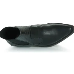 Only - ONLBRONCO-2 SHORT PU COWBOY BOOT Noir