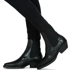 Only - ONLBRONCO-2 SHORT PU COWBOY BOOT Noir