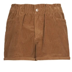 Only Shorts & Bermudas^- ONLCUBA-FLORA HW PB CORD SHORTS PNT
