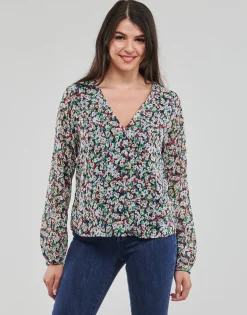 Only - ONLDANIELLE FR L/S V-NECK LUREX TOP PTM< Tops / Blouses
