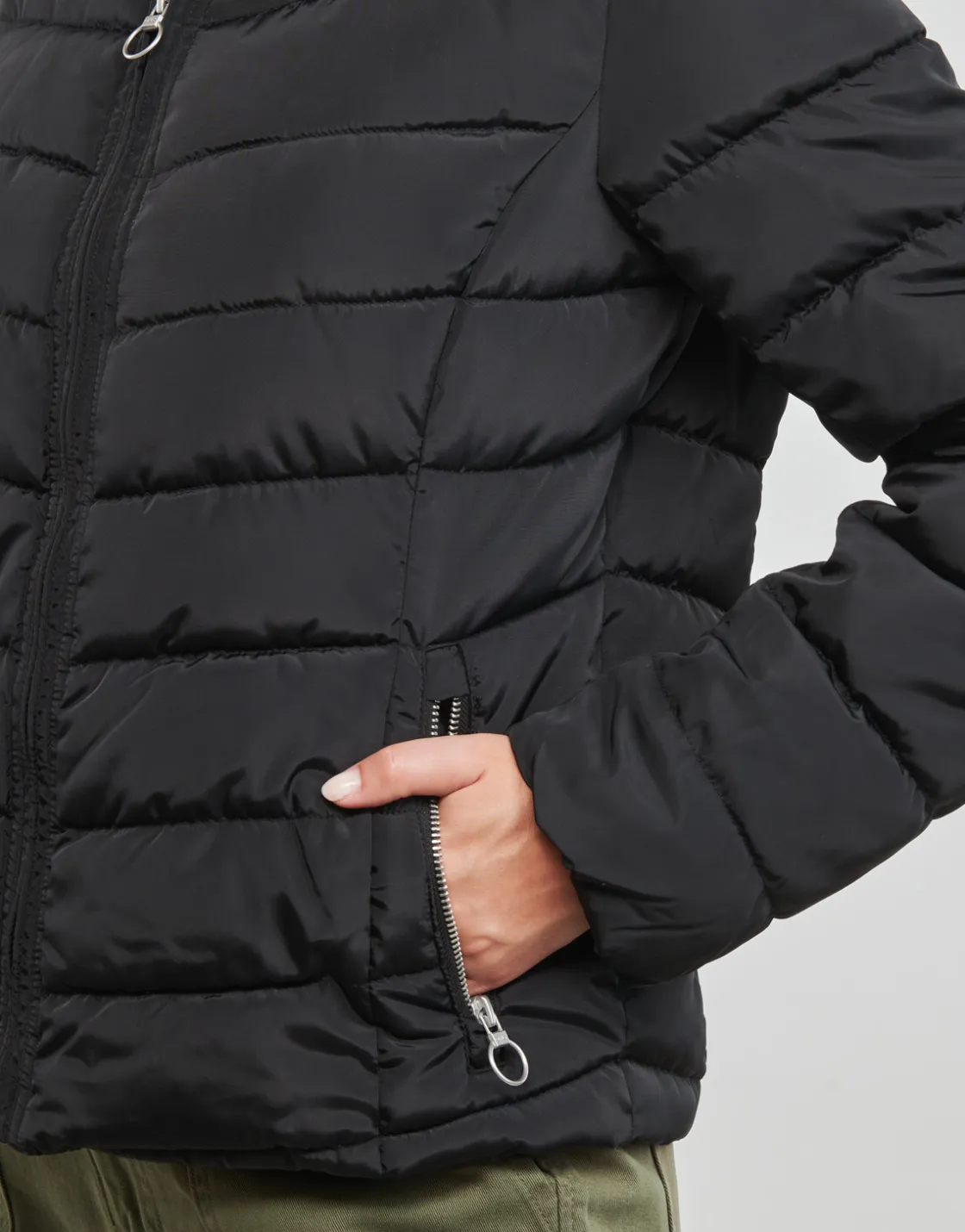 Only - ONLELLAN QUILTED HOOD JACKET CC OTW< Manteaux