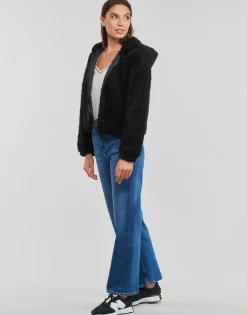 Only - ONLELLIE SHERPA HOODED JACKET CC  OTW Noir Clearance