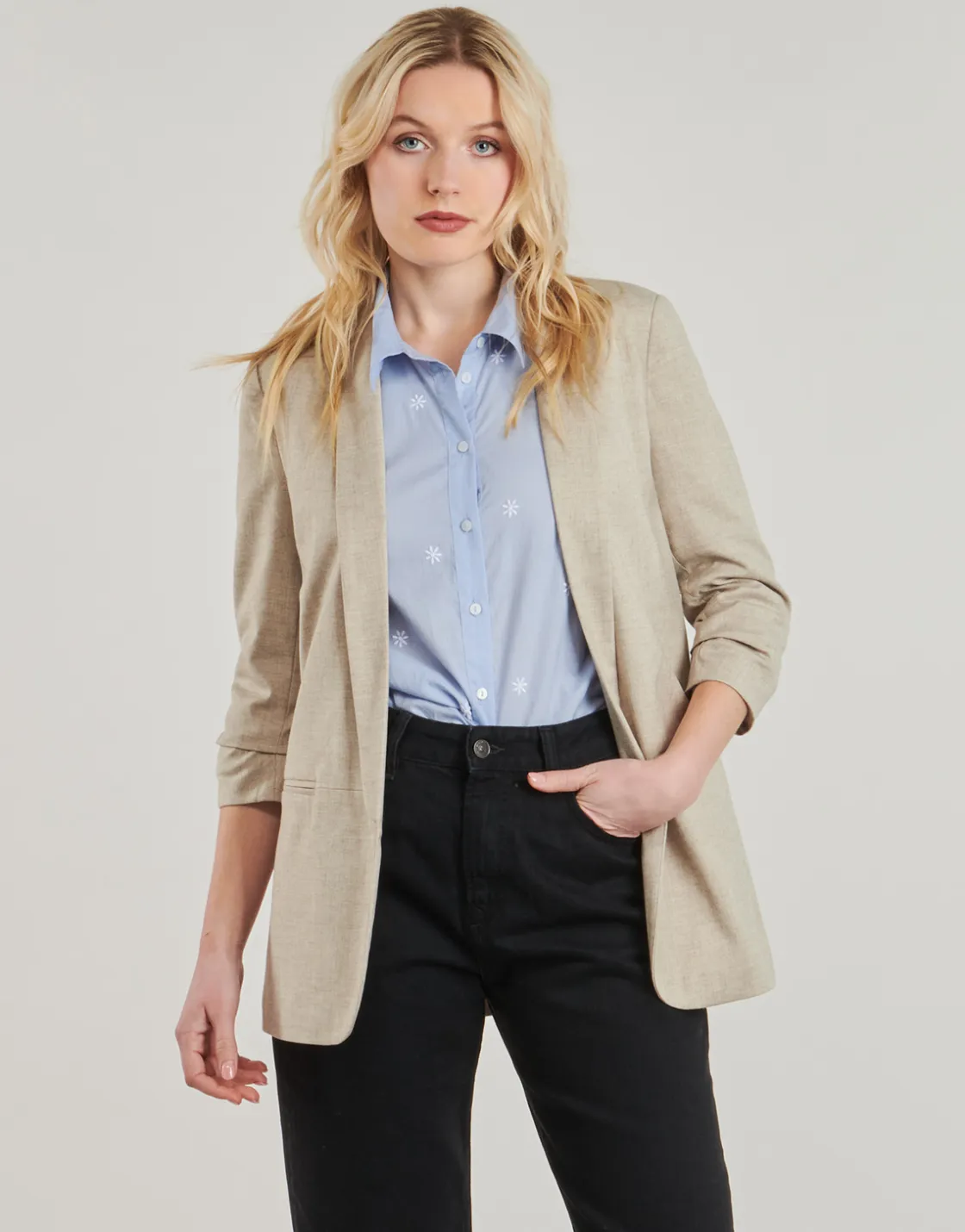 Only - ONLELLY 3/4 LIFE Beige Clearance