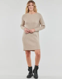 Only Robes^- ONLFIA KATIA L/S DRESS CC KNT