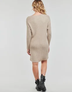 Only Robes^- ONLFIA KATIA L/S DRESS CC KNT