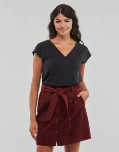 Only T-shirts & Polos^- ONLFREE S/S MODAL V-NECK TOP JRS