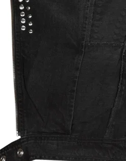 Only Vestes^- ONLGILLA LS STUD DNM BIKER JACKET CRO