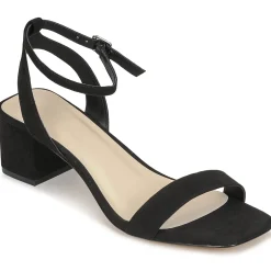 Only - ONLHANNA- 1 LIFE PU HEELED SANDAL Noir Discount