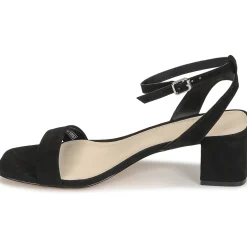 Only - ONLHANNA- 1 LIFE PU HEELED SANDAL Noir Discount