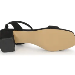 Only - ONLHANNA- 1 LIFE PU HEELED SANDAL Noir Discount