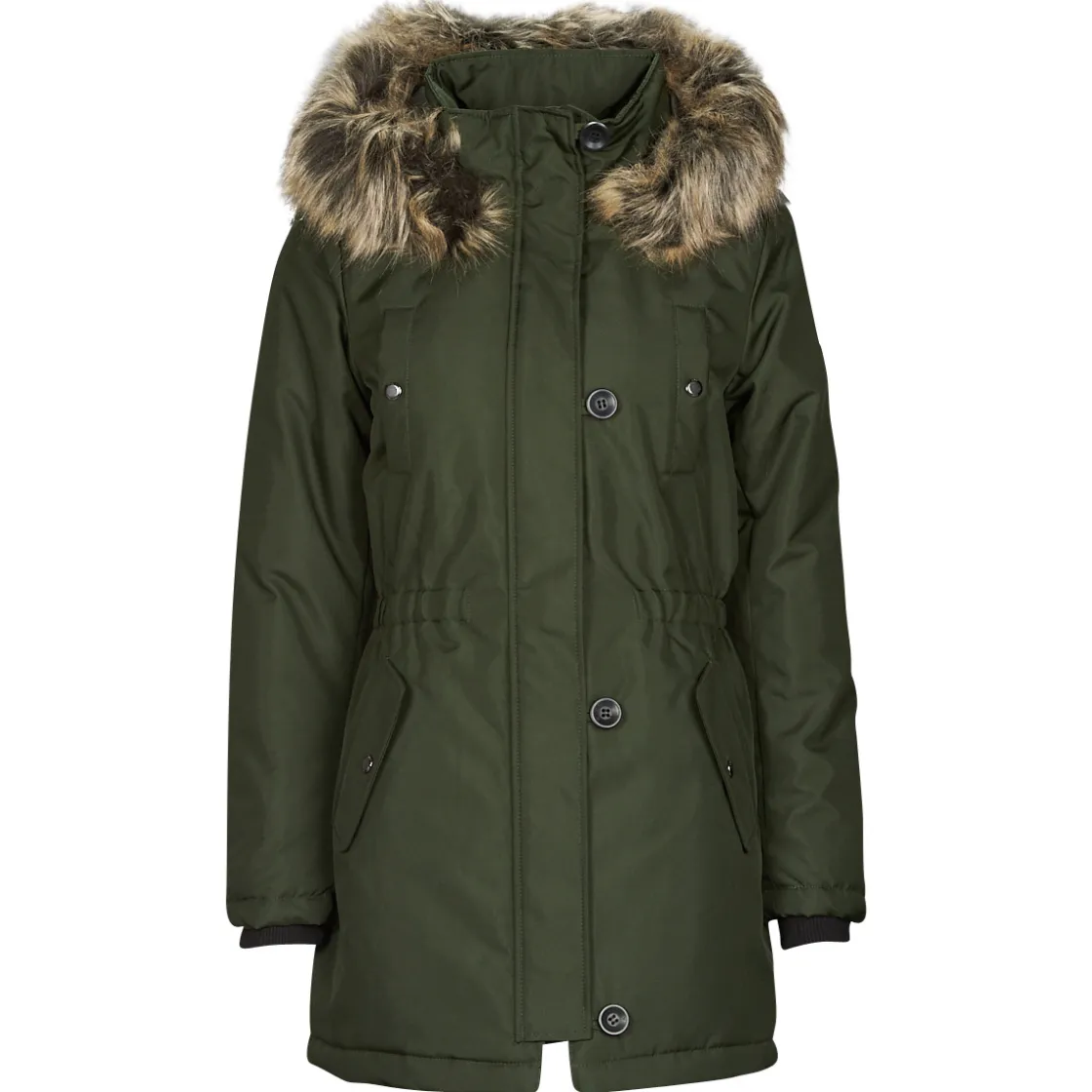 Only - ONLIRIS FUR WINTER PARKA CC OTW Kaki Discount