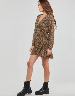 Only - ONLKACEY FR L/S WRAP DRESS PTM< Robes
